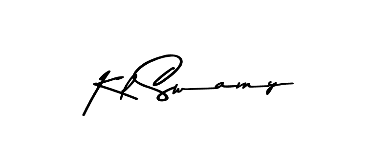 How to make Kl Swamy signature? Asem Kandis PERSONAL USE is a professional autograph style. Create handwritten signature for Kl Swamy name. Kl Swamy signature style 9 images and pictures png