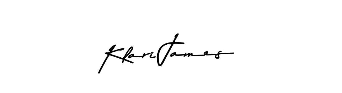Make a beautiful signature design for name Klari James. Use this online signature maker to create a handwritten signature for free. Klari James signature style 9 images and pictures png