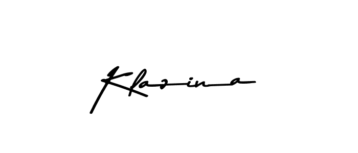 How to Draw Klazina signature style? Asem Kandis PERSONAL USE is a latest design signature styles for name Klazina. Klazina signature style 9 images and pictures png