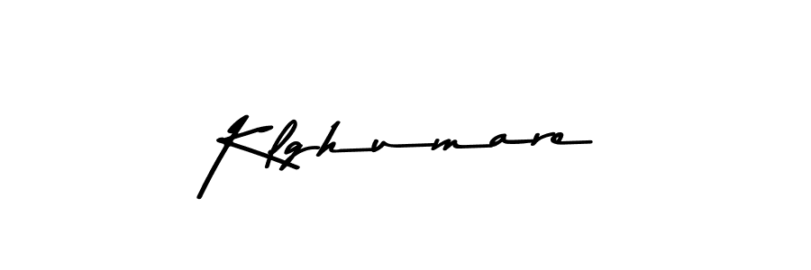 You should practise on your own different ways (Asem Kandis PERSONAL USE) to write your name (Klghumare) in signature. don't let someone else do it for you. Klghumare signature style 9 images and pictures png