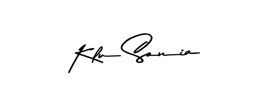 This is the best signature style for the Klu Sonia name. Also you like these signature font (Asem Kandis PERSONAL USE). Mix name signature. Klu Sonia signature style 9 images and pictures png
