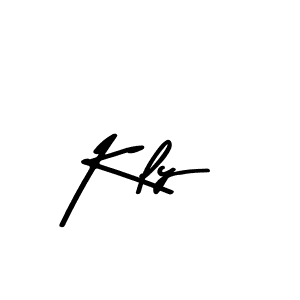 Asem Kandis PERSONAL USE is a professional signature style that is perfect for those who want to add a touch of class to their signature. It is also a great choice for those who want to make their signature more unique. Get Kly name to fancy signature for free. Kly signature style 9 images and pictures png