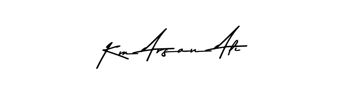 if you are searching for the best signature style for your name Km Arsan Ali. so please give up your signature search. here we have designed multiple signature styles  using Asem Kandis PERSONAL USE. Km Arsan Ali signature style 9 images and pictures png