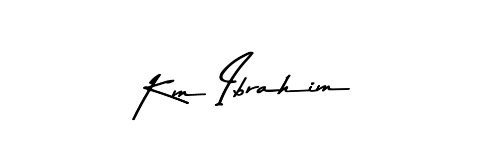 Here are the top 10 professional signature styles for the name Km Ibrahim. These are the best autograph styles you can use for your name. Km Ibrahim signature style 9 images and pictures png