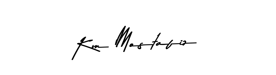 Also You can easily find your signature by using the search form. We will create Km Mostafiz name handwritten signature images for you free of cost using Asem Kandis PERSONAL USE sign style. Km Mostafiz signature style 9 images and pictures png