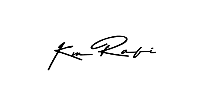 Also You can easily find your signature by using the search form. We will create Km Rafi name handwritten signature images for you free of cost using Asem Kandis PERSONAL USE sign style. Km Rafi signature style 9 images and pictures png