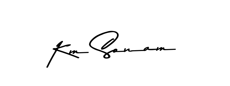 Here are the top 10 professional signature styles for the name Km Sonam. These are the best autograph styles you can use for your name. Km Sonam signature style 9 images and pictures png