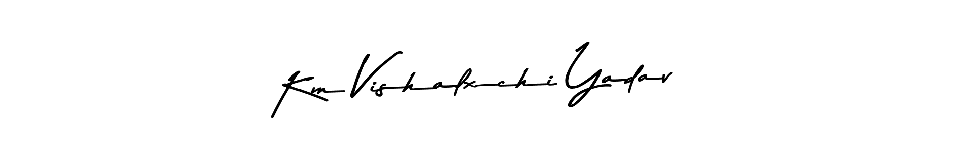 How to make Km Vishalxchi Yadav signature? Asem Kandis PERSONAL USE is a professional autograph style. Create handwritten signature for Km Vishalxchi Yadav name. Km Vishalxchi Yadav signature style 9 images and pictures png