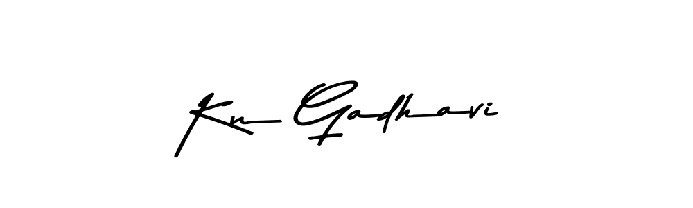 Make a beautiful signature design for name Kn Gadhavi. Use this online signature maker to create a handwritten signature for free. Kn Gadhavi signature style 9 images and pictures png