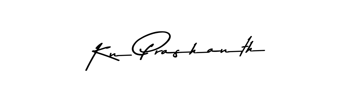 How to make Kn Prashanth signature? Asem Kandis PERSONAL USE is a professional autograph style. Create handwritten signature for Kn Prashanth name. Kn Prashanth signature style 9 images and pictures png