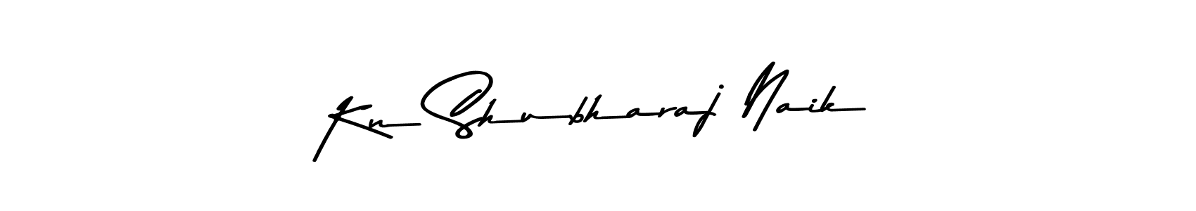 You should practise on your own different ways (Asem Kandis PERSONAL USE) to write your name (Kn Shubharaj Naik) in signature. don't let someone else do it for you. Kn Shubharaj Naik signature style 9 images and pictures png