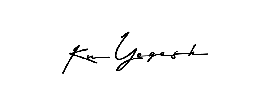 Make a short Kn Yogesh signature style. Manage your documents anywhere anytime using Asem Kandis PERSONAL USE. Create and add eSignatures, submit forms, share and send files easily. Kn Yogesh signature style 9 images and pictures png