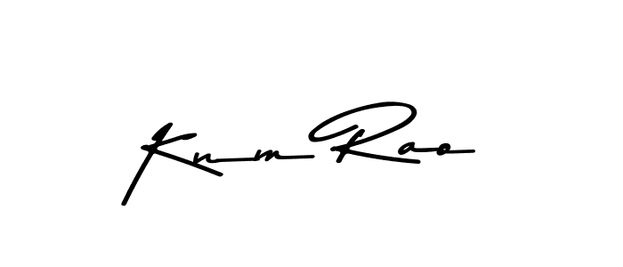Make a beautiful signature design for name Knm Rao. Use this online signature maker to create a handwritten signature for free. Knm Rao signature style 9 images and pictures png