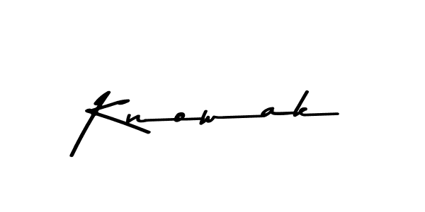 Similarly Asem Kandis PERSONAL USE is the best handwritten signature design. Signature creator online .You can use it as an online autograph creator for name Knowak. Knowak signature style 9 images and pictures png