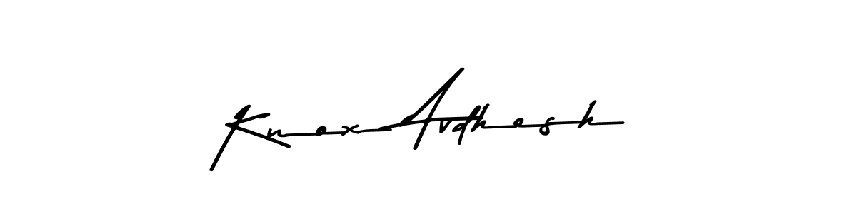 The best way (Asem Kandis PERSONAL USE) to make a short signature is to pick only two or three words in your name. The name Knox Avdhesh include a total of six letters. For converting this name. Knox Avdhesh signature style 9 images and pictures png