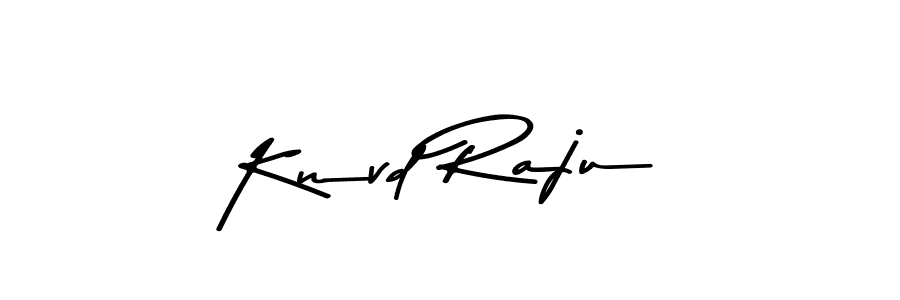 Knvd Raju stylish signature style. Best Handwritten Sign (Asem Kandis PERSONAL USE) for my name. Handwritten Signature Collection Ideas for my name Knvd Raju. Knvd Raju signature style 9 images and pictures png