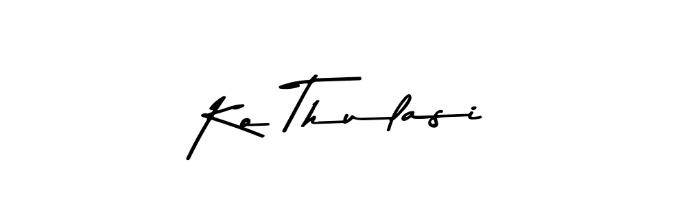 Make a beautiful signature design for name Ko Thulasi. With this signature (Asem Kandis PERSONAL USE) style, you can create a handwritten signature for free. Ko Thulasi signature style 9 images and pictures png