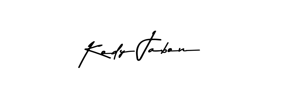 You should practise on your own different ways (Asem Kandis PERSONAL USE) to write your name (Kody Jabon) in signature. don't let someone else do it for you. Kody Jabon signature style 9 images and pictures png