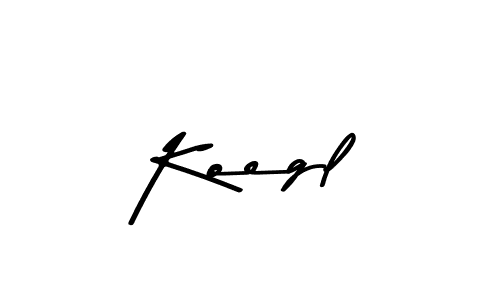 Design your own signature with our free online signature maker. With this signature software, you can create a handwritten (Asem Kandis PERSONAL USE) signature for name Koegl. Koegl signature style 9 images and pictures png