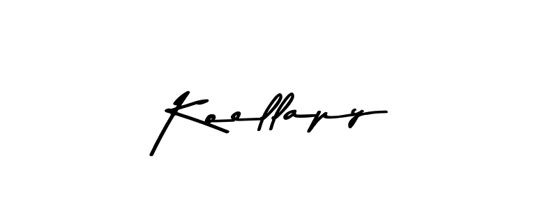 Make a beautiful signature design for name Koellapy. With this signature (Asem Kandis PERSONAL USE) style, you can create a handwritten signature for free. Koellapy signature style 9 images and pictures png