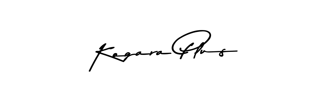 How to make Kogara Plus name signature. Use Asem Kandis PERSONAL USE style for creating short signs online. This is the latest handwritten sign. Kogara Plus signature style 9 images and pictures png
