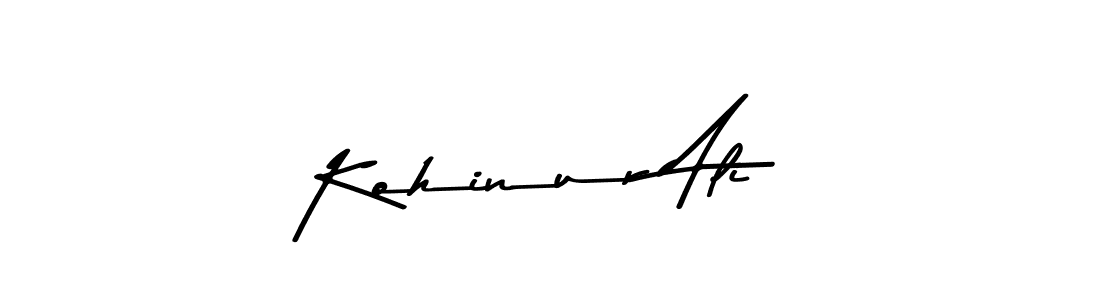 Create a beautiful signature design for name Kohinur Ali. With this signature (Asem Kandis PERSONAL USE) fonts, you can make a handwritten signature for free. Kohinur Ali signature style 9 images and pictures png