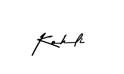 Design your own signature with our free online signature maker. With this signature software, you can create a handwritten (Asem Kandis PERSONAL USE) signature for name Kohli. Kohli signature style 9 images and pictures png