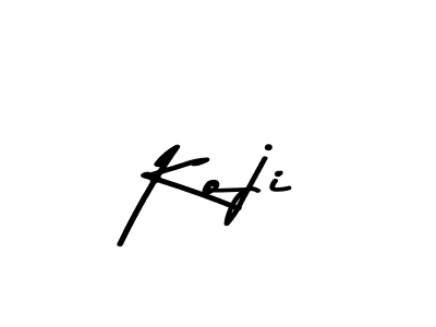 Make a beautiful signature design for name Koji. With this signature (Asem Kandis PERSONAL USE) style, you can create a handwritten signature for free. Koji signature style 9 images and pictures png