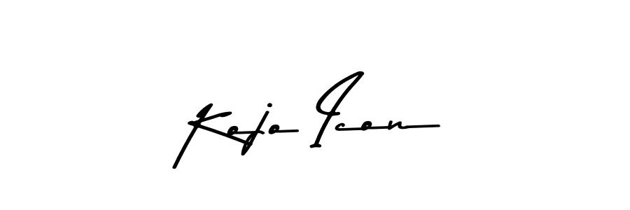 Use a signature maker to create a handwritten signature online. With this signature software, you can design (Asem Kandis PERSONAL USE) your own signature for name Kojo Icon. Kojo Icon signature style 9 images and pictures png