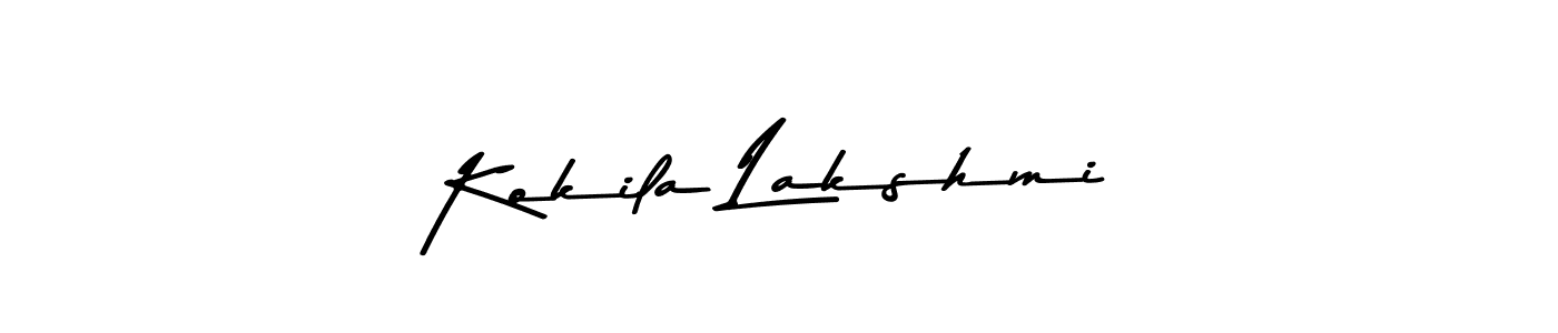 How to make Kokila Lakshmi signature? Asem Kandis PERSONAL USE is a professional autograph style. Create handwritten signature for Kokila Lakshmi name. Kokila Lakshmi signature style 9 images and pictures png