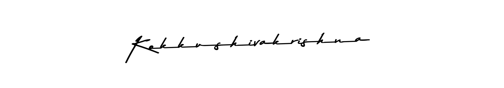 Create a beautiful signature design for name Kokkushivakrishna. With this signature (Asem Kandis PERSONAL USE) fonts, you can make a handwritten signature for free. Kokkushivakrishna signature style 9 images and pictures png