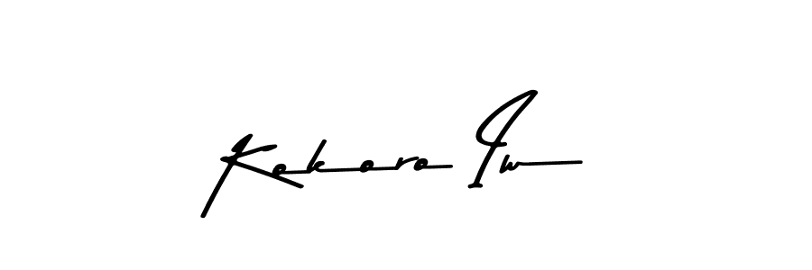 Also we have Kokoro Iw name is the best signature style. Create professional handwritten signature collection using Asem Kandis PERSONAL USE autograph style. Kokoro Iw signature style 9 images and pictures png