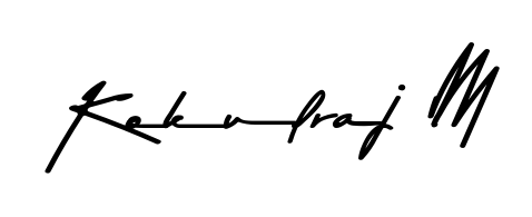Personalize your online presence with Kokulraj M signature rendered in elegant Asem Kandis PERSONAL USE font. Great for website footers and blogs. Kokulraj M signature style 9 images and pictures png