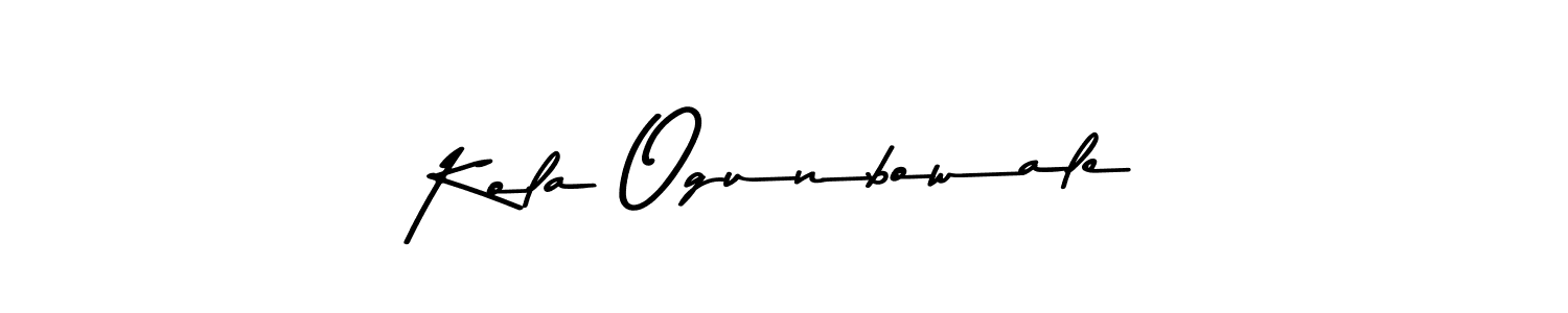 Also You can easily find your signature by using the search form. We will create Kola Ogunbowale name handwritten signature images for you free of cost using Asem Kandis PERSONAL USE sign style. Kola Ogunbowale signature style 9 images and pictures png