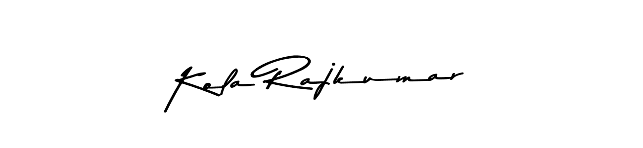 Also we have Kola Rajkumar name is the best signature style. Create professional handwritten signature collection using Asem Kandis PERSONAL USE autograph style. Kola Rajkumar signature style 9 images and pictures png