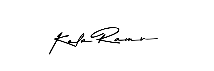 Make a beautiful signature design for name Kola Ramu. Use this online signature maker to create a handwritten signature for free. Kola Ramu signature style 9 images and pictures png