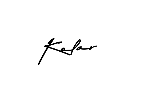 Also we have Kolar name is the best signature style. Create professional handwritten signature collection using Asem Kandis PERSONAL USE autograph style. Kolar signature style 9 images and pictures png