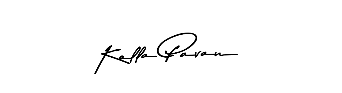 Use a signature maker to create a handwritten signature online. With this signature software, you can design (Asem Kandis PERSONAL USE) your own signature for name Kolla Pavan. Kolla Pavan signature style 9 images and pictures png