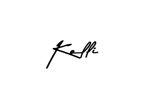 How to make Kolli signature? Asem Kandis PERSONAL USE is a professional autograph style. Create handwritten signature for Kolli name. Kolli signature style 9 images and pictures png