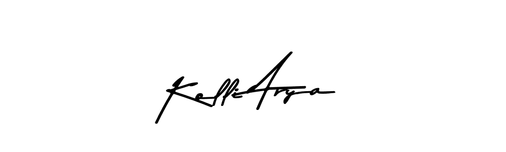 How to make Kolli Arya signature? Asem Kandis PERSONAL USE is a professional autograph style. Create handwritten signature for Kolli Arya name. Kolli Arya signature style 9 images and pictures png