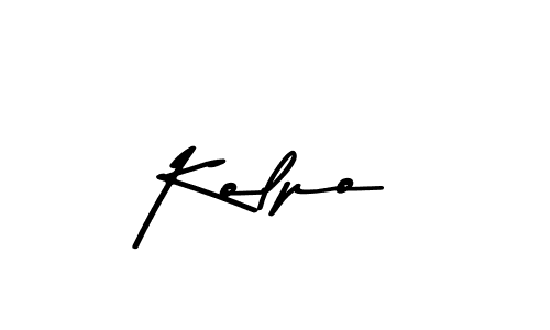 How to Draw Kolpo signature style? Asem Kandis PERSONAL USE is a latest design signature styles for name Kolpo. Kolpo signature style 9 images and pictures png