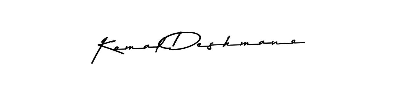 You should practise on your own different ways (Asem Kandis PERSONAL USE) to write your name (Komal Deshmane) in signature. don't let someone else do it for you. Komal Deshmane signature style 9 images and pictures png