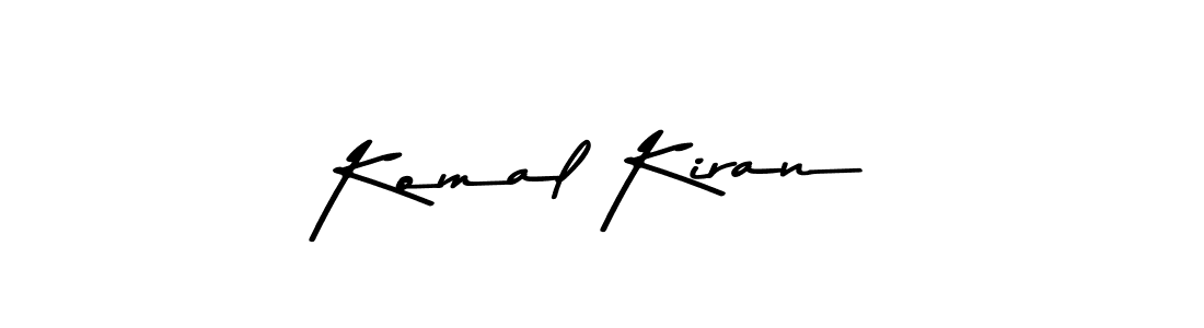 You should practise on your own different ways (Asem Kandis PERSONAL USE) to write your name (Komal Kiran) in signature. don't let someone else do it for you. Komal Kiran signature style 9 images and pictures png