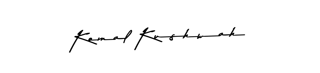 How to make Komal Kushwah signature? Asem Kandis PERSONAL USE is a professional autograph style. Create handwritten signature for Komal Kushwah name. Komal Kushwah signature style 9 images and pictures png