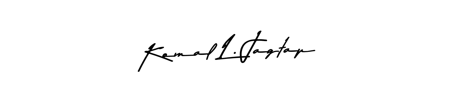 Use a signature maker to create a handwritten signature online. With this signature software, you can design (Asem Kandis PERSONAL USE) your own signature for name Komal L. Jagtap. Komal L. Jagtap signature style 9 images and pictures png