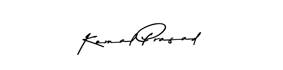 Use a signature maker to create a handwritten signature online. With this signature software, you can design (Asem Kandis PERSONAL USE) your own signature for name Komal Prasad. Komal Prasad signature style 9 images and pictures png