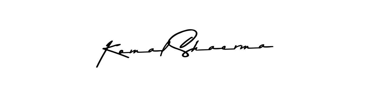 How to make Komal Shaerma signature? Asem Kandis PERSONAL USE is a professional autograph style. Create handwritten signature for Komal Shaerma name. Komal Shaerma signature style 9 images and pictures png