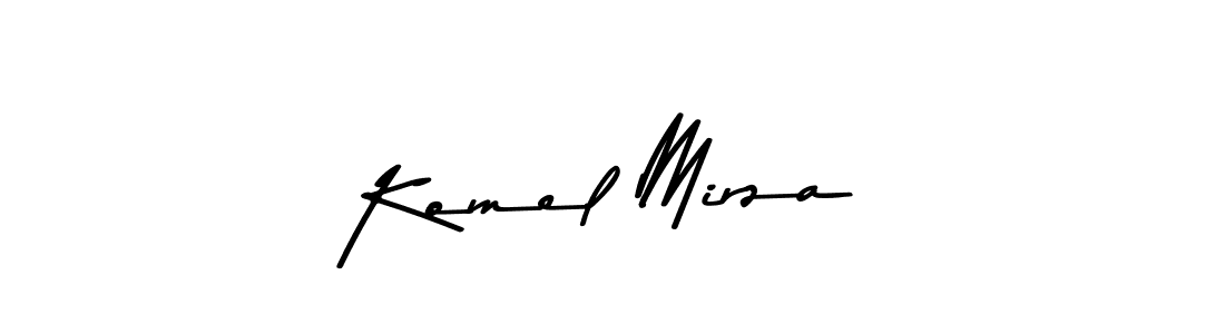 The best way (Asem Kandis PERSONAL USE) to make a short signature is to pick only two or three words in your name. The name Komel Mirza include a total of six letters. For converting this name. Komel Mirza signature style 9 images and pictures png