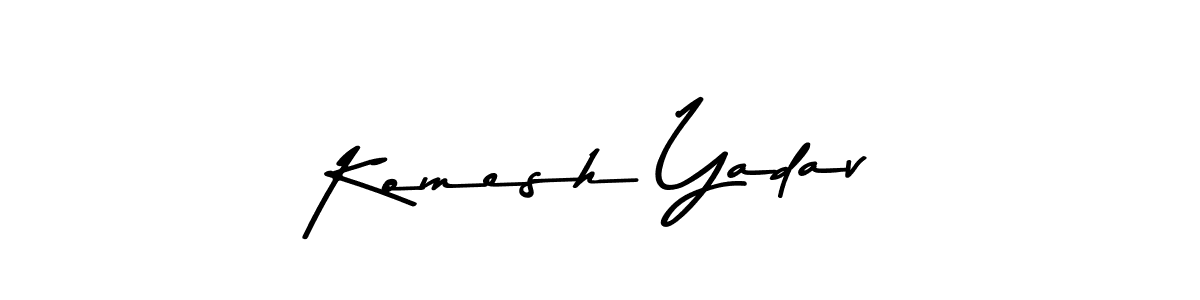 Make a beautiful signature design for name Komesh Yadav. Use this online signature maker to create a handwritten signature for free. Komesh Yadav signature style 9 images and pictures png