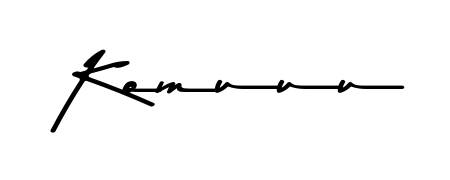 Upgrade your professional image with Komuuu signature created with Asem Kandis PERSONAL USE font. Fast, free, and watermark-free download. Komuuu signature style 9 images and pictures png